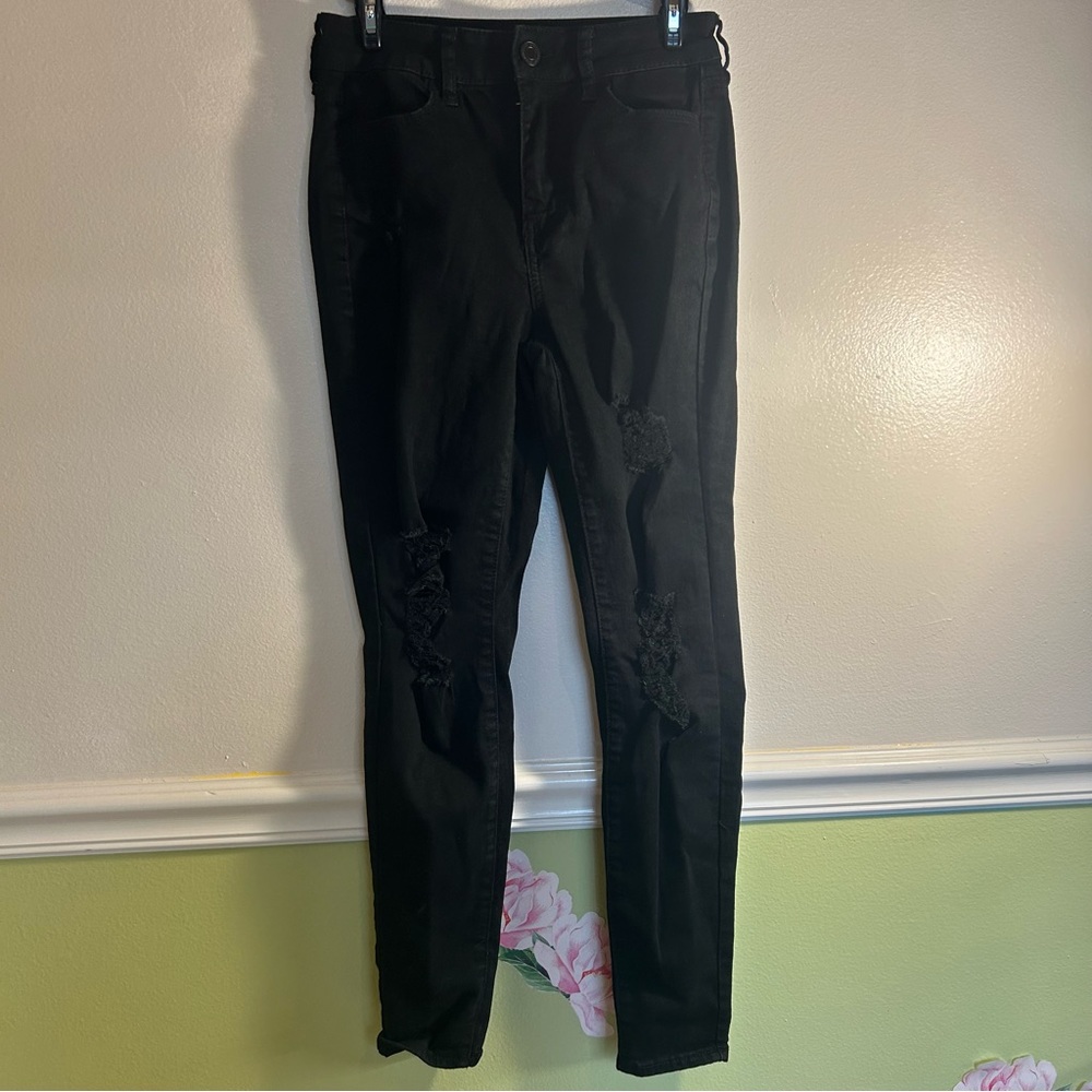 So Women’s Black Ripped Skinny Jeans Size 5